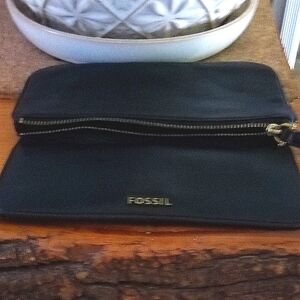 Fossil Black Leather Wallet